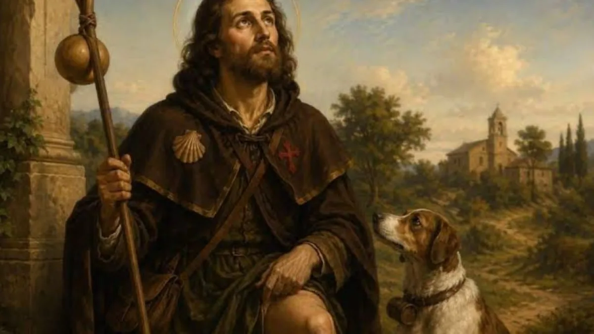 ¿Por qué un perro lleva pan a san Roque?